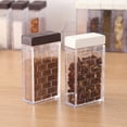 thumbnail image 3 of Workhe 6Pcs/set Transparent Plastic Condiment Box Spice Bottle Bottle Seasoning Spice Storage Container Jars Pots, 3 of 9