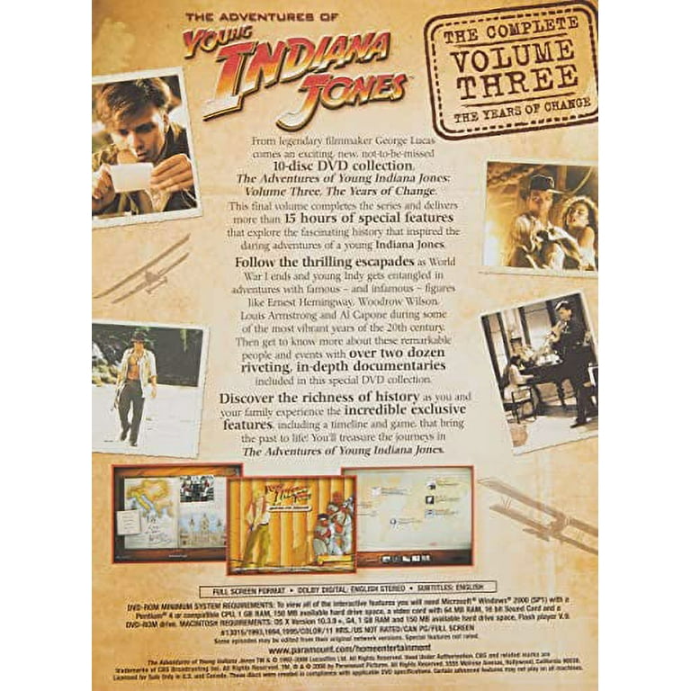 (未使用･未開封品)　The Adventures Of Young Indiana Jones Vol.1 [DVD] [Import] sdt40b8 Amazon.com: The Adventures of Young Indiana Jones, Volume