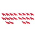 thumbnail image 1 of QualitChoice 10 Pieces Artificial Flowers Branch Fake Flower Indoor Outdoor Christmas Rose Red 2PCS, 1 of 6
