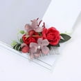 thumbnail image 4 of XASZHN Flower Hair Side Combs Slide Clips Floral Bows Hairpins Women Red_005 One Size, 4 of 5