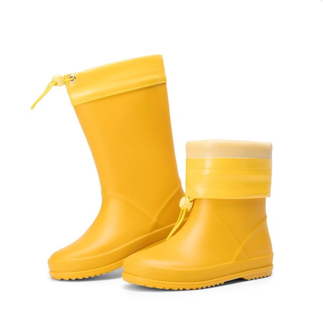 Botas DREAM PAIRS SDRB2401K para Niños Impermeables Amarillas Talla 1