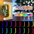 thumbnail image 2 of Levitating Shoe Display, Floating Rotating Sneaker Stand, Magnetic Levitation Shoe Rack with 16 Colors LED Light for Gifts Shoes Collectors Store, 2 of 5