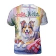 thumbnail image 2 of Watercolor Hello Winter Miniature American Shepherd Chill Christmas Welcome All Over Print 3D Shirt Unisex Merch MAS Dog Lover Gifts - 00016, 2 of 6