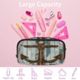 thumbnail image 4 of PhooArto Pencil Case, Brown Anchor Wooden Board Large Capacity Pencil Pouch Stationery Pen Bag, 4 of 7