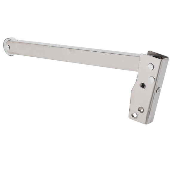 IMIKEYA Automatic Plated Silver Door Closer Stainless Steel Spring Mechanism for Silent Closing
