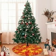 thumbnail image 7 of Sikiie Vintage maple leaves autumn 30-48 inches {designName} Print Christmas Tree Skirt Snowman Xmas Tree Skirt with Edge Christmas Decorations for Holiday Party-36", 7 of 7