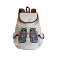 thumbnail image 1 of Mochila escolar grande con estampado de gato de dibujos animados para estudiantes, morral escolar para adolescentes, mochilas de escuela primaria para libros, patrón personalizado para niñas y niños, QYM unisex, 1 of 2