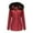 Red, variant on Aloohaidyvio Women Clothing ,Women Long Sleeve Jacket Fleecing Stand Collar Warm Winter Sweatshirt Coats