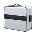 thumbnail image 1 of Document Bag with Lock - Fireproof Moisture Proof 3-Layer 15X11 Inch Important Document Organizer (Silver), 1 of 6