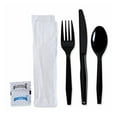 thumbnail image 2 of (2 pack) Boardwalk® 6-Piece Cutlery Kits, Polystyrene, Black, Pack Of 250 Kits, 2 of 7