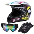 thumbnail image 1 of Casco Samger DOT Offroad Motocross FMVSS 218 para adulto, color blanco, 1 of 10