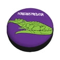 thumbnail image 3 of Waterproof Spare Wheel Cover, Green Crocodile Adjustable Wheel Cover For Jeep Trailer Rv Suv Car, 16 Inch, 3 of 8
