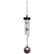 Woodstock Windchimes Precious Stones Chimes Amethyst, Wind Chimes For Outside, Wind Chimes For Garden, Patio, and Outdoor Décor, 12"L