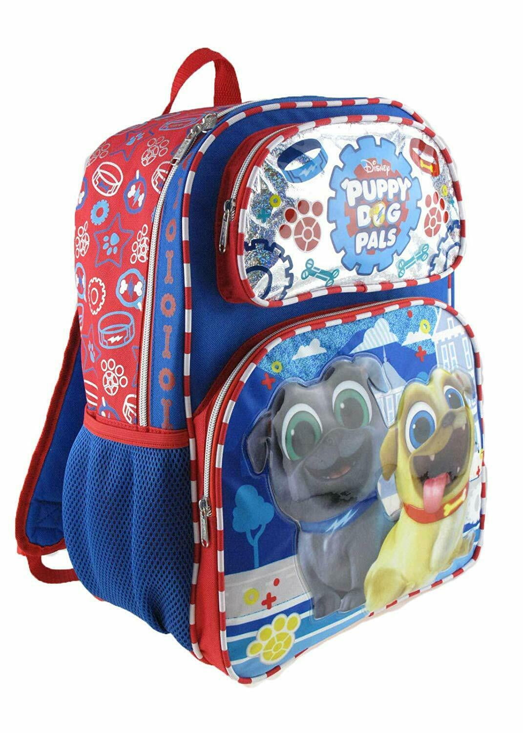 Disney's Puppy Dog Pals 12" Toddler Size Backpack Paw Prints