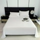 thumbnail image 1 of Juego de cama para dormitorio, sábanas de microfibra cepillada de color liso, fácil de limpiar, resistente a las arrugas, funda de almohada ajustable, artículos esenciales para estudiantes, 1 of 7