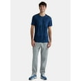 thumbnail image 5 of Athletic Works Men's and Big Men's Fleece Cargo Sweatpants, Sizes XS-4XLT, 5 of 5