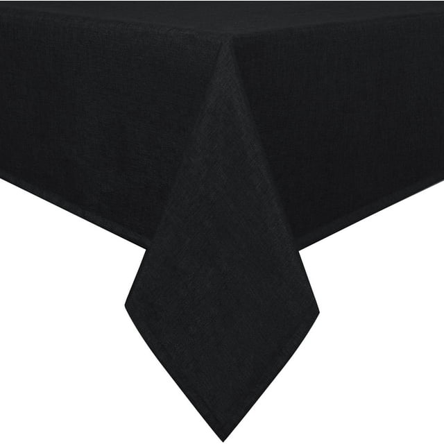 Faux Linen Rectangle Tablecloth Wrinkle Washable RustProof Rectangle Table Cloth for Kitchen Dining Room Holiday Table Cover for Party Dinner Farmhouse Grey X