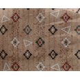 thumbnail image 4 of oneOone Georgette Viscose Rose Brown Fabric Triangle Geometric Sewing Material Print Fabric By The Yard 42 Inch Wide, 4 of 4