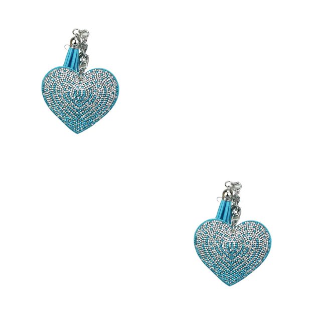 Sonducket Llavero de corazón Llavero multiusos con purpurina Accesorios para mujer Llavero Type2 NO2