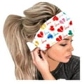 thumbnail image 2 of Helii Women Print Elastic Headbands Stretch Wide Head Wraps Boho Yoga Turban Hair Accessories, 2 of 3