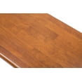 thumbnail image 5 of Boraam Shaker 18in Dining Height Backless Wood Dining Bench, Walnut Finish, 5 of 7