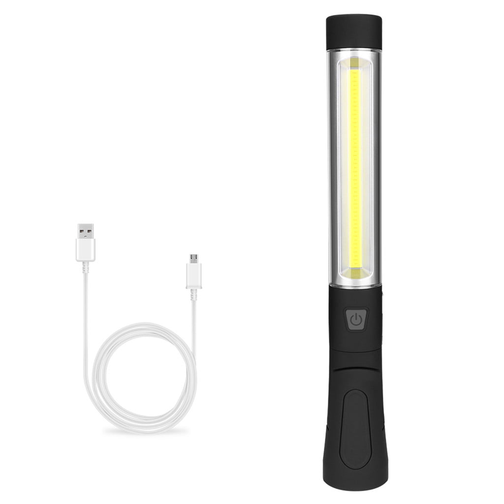LED COB Rechargeable Work Light Magnetic Torch Flexible Inspection Lamp Cordless 