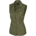 thumbnail image 2 of Womens Military Anorak Safari Utility Vest, 2 of 8
