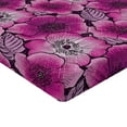 thumbnail image 4 of Ambesonne Poppy Fitted Sheet, Retro Colors Flowers Dreamy, Twin Size, Pale Fuchsia and Soft Pink, 4 of 5