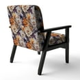 thumbnail image 5 of Designart "Beige And Purple Cottage Flowers Composition" Upholstered Floral Accent Chair and Cottage Arm Chair - Multiple Color & Pattern, 5 of 7