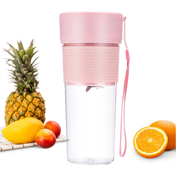 leyfeng Exprimidor portátil de 270mL, vaso mezclador eléctrico, Mini licuadora recargable por USB, batidos de frutas y verduras de mano