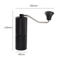thumbnail image 2 of TFixol Hand Coffee Grinder Stainless Steel Portable Coffee Bean Grinder, 2 of 6
