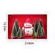 thumbnail image 3 of Árbol de Navidad Decoraciones Rojo Alfombra de Piso de Navidad Santa Claus Árbol de Navidad Coral Terciopelo de Entrada Bar Alfombra de Casa, Adecuado para Dormitorio Junto a la Cama, Salón Cocina Alf, 3 of 8