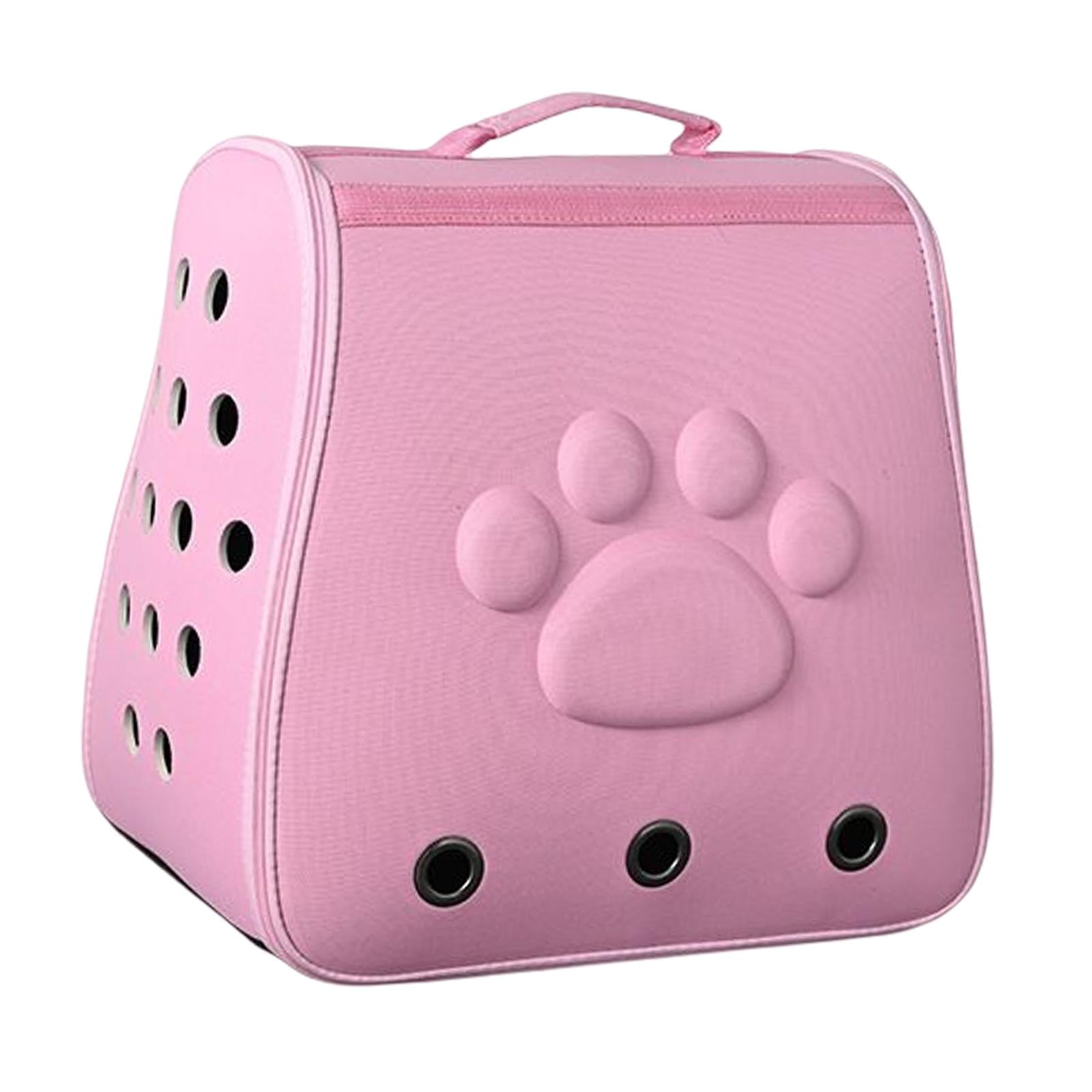 lionlar Cat Backpack Carrier Comfort Tote Shoulder Bag Cage Handbag Portable Pet Carrier pink
