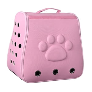Lionlar Sac à dos Cat Transporter Comfort Sac à épaule Cage Sac à main Portable Pet Carrier rose