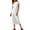 LYQ1_White, variant on Meichang Womens Dresses Summer Short Sleeve Midi Dress Casual Solid Crew Neck Slim Fit Tshirt Dress Work Long Dresses