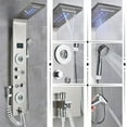 thumbnail image 4 of Shower Panel Tower System LED Rain&Waterfall Massage Jet Sprayer Stainless Steel, 4 of 20
