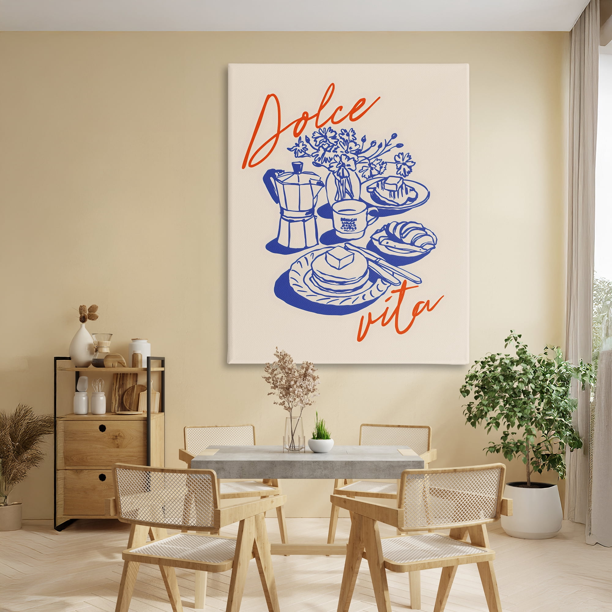 Stupell Industries Retro Breakfast Morning Spread Canvas Wall Art, design by The Prints Vibe