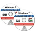 thumbnail image 1 of Windows 7 Toutes Versions, Professionnel, Premium, Ultime, Restauration de Réparation de Base Récupérer & Réinstaller 32/64 DVD Plus Windows Drivers Pack, 1 of 2