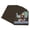 Brown Suede, variant on Beige Suede Picture Frame Mat for 31x31 Frames - Heart Opening for 26x26 Photos - 1 Mat