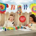 thumbnail image 3 of Discovery Kids 10-Color Tie Dye Ultimate DIY Kit, Easy One-Step Dye for Shirts and Fabrics, Includes Rubber Bands, Plastic Gloves, Protective Plastic Sheet, and Instruction Manual, 3 of 11