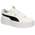 thumbnail image 2 of PUMA Women's Karmen Rebelle Sneaker, White Black, 7.5, 2 of 7