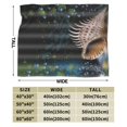 UltraSoft Micro Fleece Blanket,Golden Sea Snail Under The Sea,Custom Home Decor Warm Throw