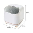 thumbnail image 3 of LSLJS Mini Trash Can with Lid - Removable Small Garbage Can,Plastic Trash Bin, Counter Top Wastebasket, Counter Garbage Lint Bin for Bathroom,Office,Kitchen,Desk,Cof, Garbage Can, 3 of 6