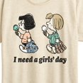 thumbnail image 3 of Peanuts - Need Girls Day - Women's Short Sleeve Graphic T-Shirt, 3 of 6