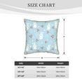 thumbnail image 4 of Xecao Easter Rabbit Print Soft Velvet Decorative Throw Pillow Covers, Square Cushion Cases for Bed, Sofa, Living Room, Car, and Indoor Outdoor Use-16"x16", 4 of 8