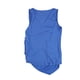 thumbnail image 2 of bar III Blusa sin mangas con envoltura sintética para mujer, azul, extragrande, 2 of 2