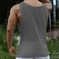 thumbnail image 4 of Bcfgryg Sleeveless Loose Knitted Vest For Men In Summer Men Sleeveless Vest Gray M, 4 of 4