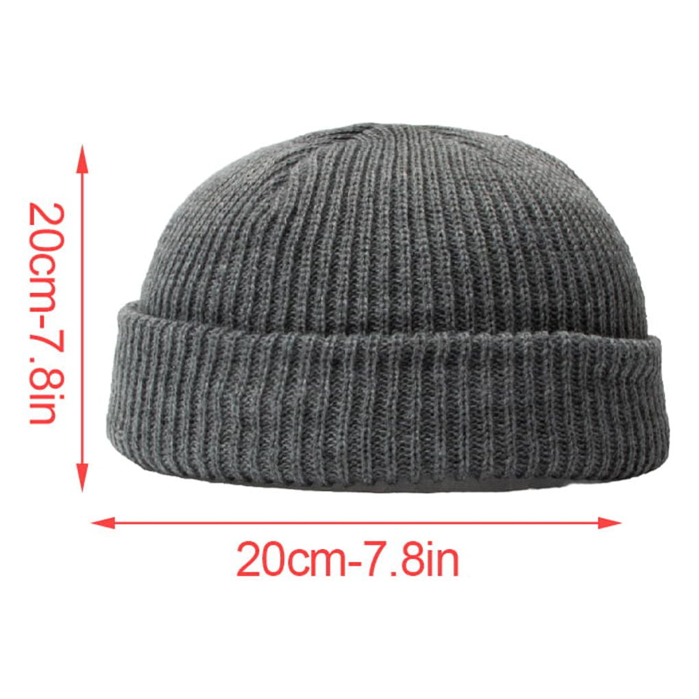 Knit Beanie Hat Exquisite Comfortable Simple Style Women Men