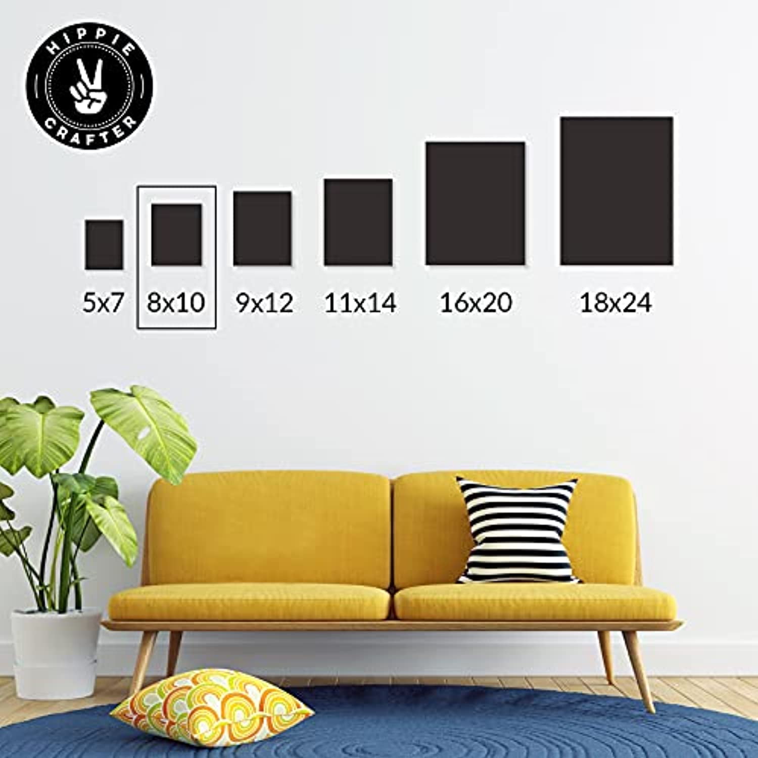 20 Pack Black Canvas Boards for Painting 5x7 Blank Small Art Canvases Panels for Paint