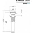 thumbnail image 4 of Kraus PU-10ORB Drain Pop-Up, Bronze Huilé, 4 of 4